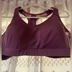 purple Avia sports bra.